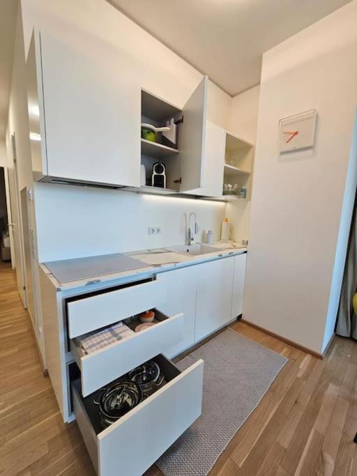 Apartament Deluxe & Rooftop-pool Wiedeń